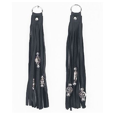 Key Chain with Fringes and Beads