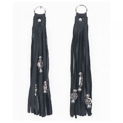 Key Chain with Fringes and Beads