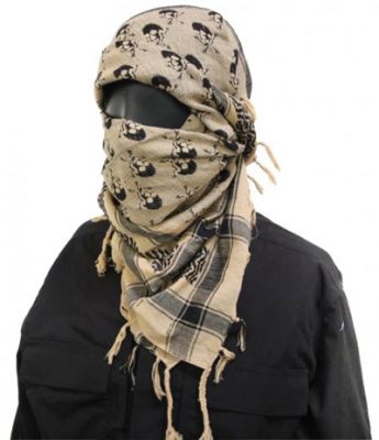 Shemagh with Skull logo