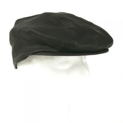Black Leather Cap