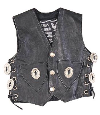 Kids Leather Vest