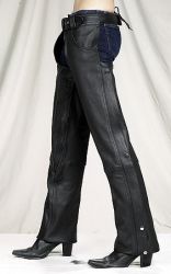 Ladies Plain Chaps with Vertical Gather in Thighs for Fitting