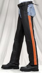 Mens Orange Strip Chap