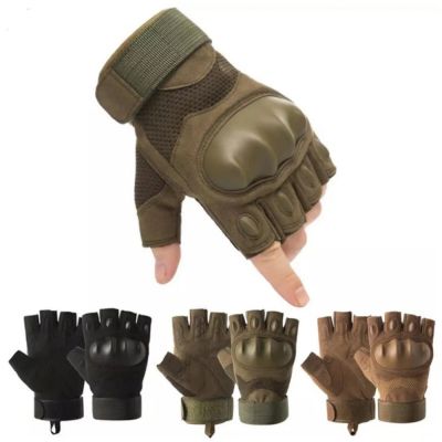 Tacticall Hard Knuckle Half Finger Gloves