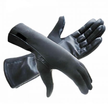 Nomex Flight Gloves with i Touch Screen Fingers in�Black�Color
